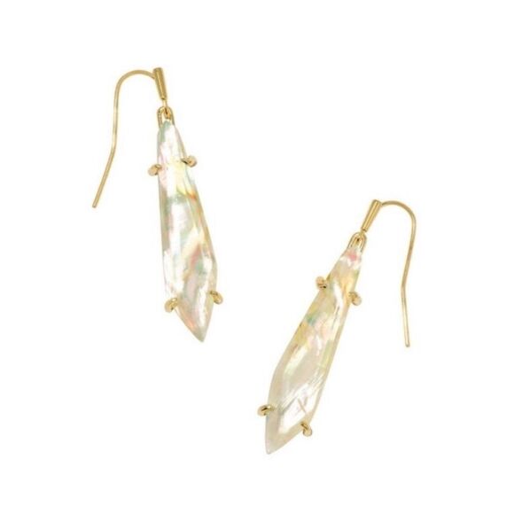 Kendra Scott NWT Alice 14K Gold Over Brass - Picture 2 of 5